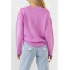 English Factory Women’s Week Motif Sweater, Lavender, L