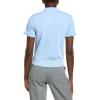 Ruffle Trim Collared Knit Top(Powder Blue)