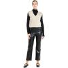 English Factory Women’s Cable Knit Chunky Vest, Oatmeal, S
