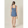English Factory Women’s Stripe Mini Dress(Denim)