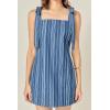 English Factory Women’s Stripe Mini Dress(Denim)