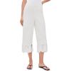 English Factory Women’s Fringe Detailed Knit Pants(Off-white)