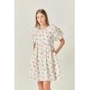 English Factory Women’s Floral Babydoll Dress(White Multi)