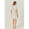 English Factory Women’s Floral Babydoll Dress(White Multi)