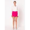 English Factory Women’s Slit Detail High-Waisted Skort(Fuchsia)