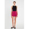 English Factory Women’s Slit Detail High-Waisted Skort(Magenta)