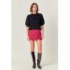 English Factory Women’s Slit Detail High-Waisted Skort(Magenta)