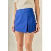 English Factory Women’s Slit Detail High-Waisted Skort(Royal Blue)