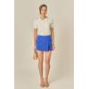 English Factory Women’s Slit Detail High-Waisted Skort(Royal Blue)