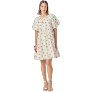 English Factory Women’s Floral Babydoll Dress(White Multi)