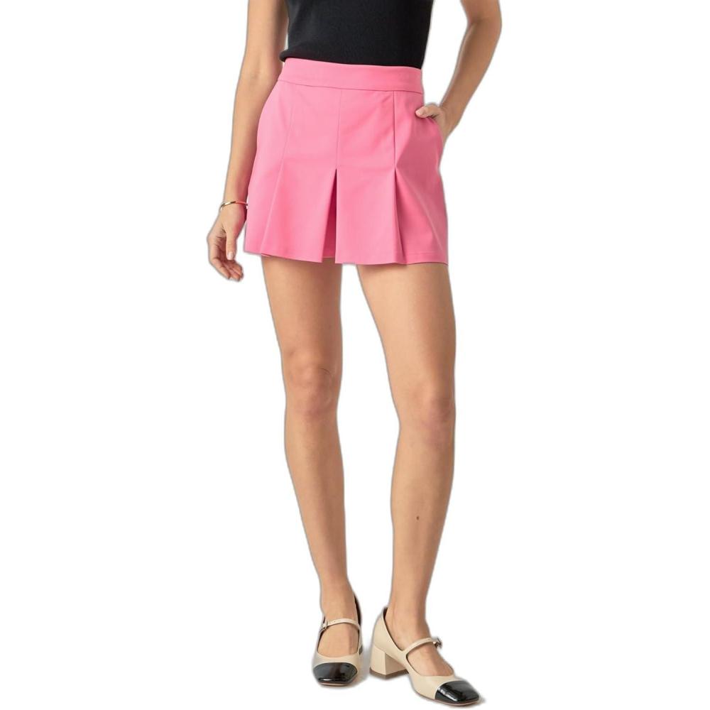 image:imageEnglish Factory Womens Pleated Mini SkortPink