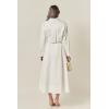 English Factory Women’s Appliqued Accent Shirt(White)