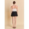 English Factory Women’s Balloon Mini Skirt(Black)