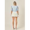English Factory Women’s Balloon Mini Skirt(White)