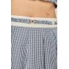 English Factory Women’s Colorblock Plaid Skirt(Blue)
