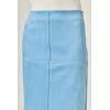 English Factory Women’s Faux Suede Midi Skirt(Slate Blue)