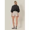 English Factory Women’s Front Welt Pockets Skort(Grey)