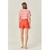 English Factory Women’s Front Welt Pockets Skort(Orange)