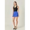 English Factory Women’s Front Welt Pockets Skort(Royal Blue)