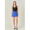 English Factory Women’s Front Welt Pockets Skort(Royal Blue)