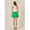 English Factory Women’s Pleated Mini Skort(Green)