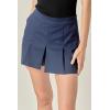 English Factory Women’s Pleated Mini Skort(Navy)