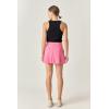 English Factory Women’s Pleated Mini Skort(Pink)
