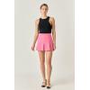 English Factory Women’s Pleated Mini Skort(Pink)