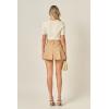 English Factory Women’s Pleated Mini Skort(Taupe)