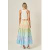 English Factory Women’s The Pastel Tier Skirt(Multi)