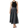 English Factory Women’s Polka Dot Midi Skirt(Navy/Green)