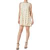 English Factory Women’s Ruffled Edge Detail Mini Dress(Cream)