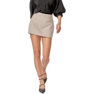 English Factory Women’s Front Welt Pockets Skort(Grey)