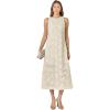 English Factory Women’s Shell Sleeveless Midi Dress(Cream)