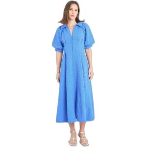 English Factory Women’s Shirt Midi Dress(Blue)