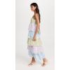 English Factory Women’s Floral Print Maxi Tiered Dress(Multi)