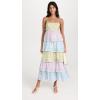 English Factory Women’s Floral Print Maxi Tiered Dress(Multi)