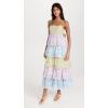 English Factory Women’s Floral Print Maxi Tiered Dress(Multi)