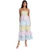 English Factory Women’s Floral Print Maxi Tiered Dress(Multi)