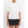 English Factory Women’s Puff Sleeve Top White