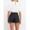 English Factory Women’s Puff Sleeve Top White