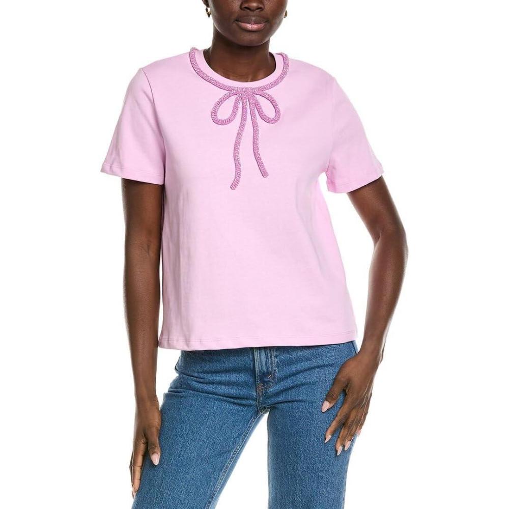 image:imageBow Tee with BeadsLilac