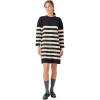English Factory Women’s Stripe Knit Dress, Navy/Off White, S