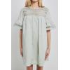 English Factory Women’s Lace Detail Mini Dress, Green, S