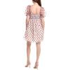 English Factory Women’s Polka Dot Gingham Organza Mini Dress, Multi/Red Dot, XS